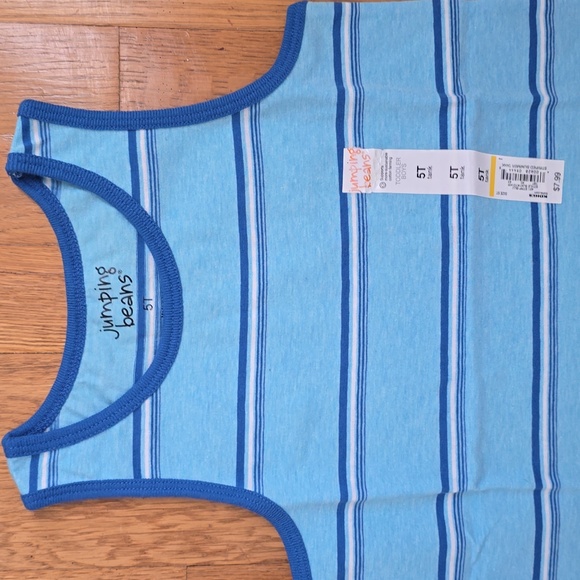 JUMPING BEANS & OKIE DOKIE BOYS BUNDLE OF 2 TANK TOPS & 1 EASTER TEE SIZE 5T - Picture 3 of 8